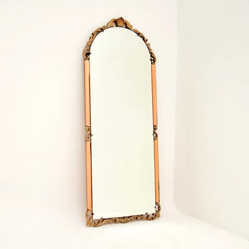 Pamono Vintage Art Deco Mirrors, 1930s, Set of 2> Mirrors