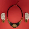 Pamono Vintage Art Deco Necklace and Clip Earrings by Luigi Briglia, 1960s, Set of 3> Necklaces