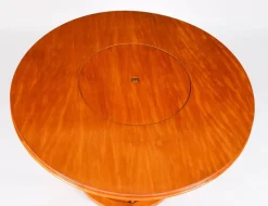Pamono Vintage Art Deco Satin Wood Pop Up Modernist Cocktail Cabinet, 1950s><noscript><img width=