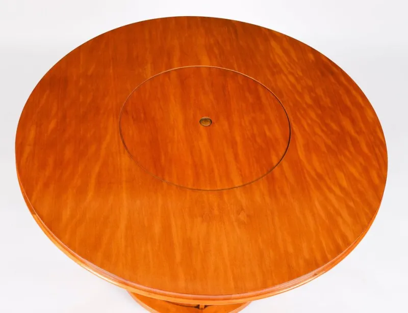 Pamono Vintage Art Deco Satin Wood Pop Up Modernist Cocktail Cabinet, 1950s> Glassware