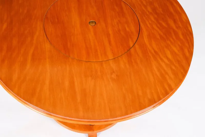 Pamono Vintage Art Deco Satin Wood Pop Up Modernist Cocktail Cabinet, 1950s> Glassware