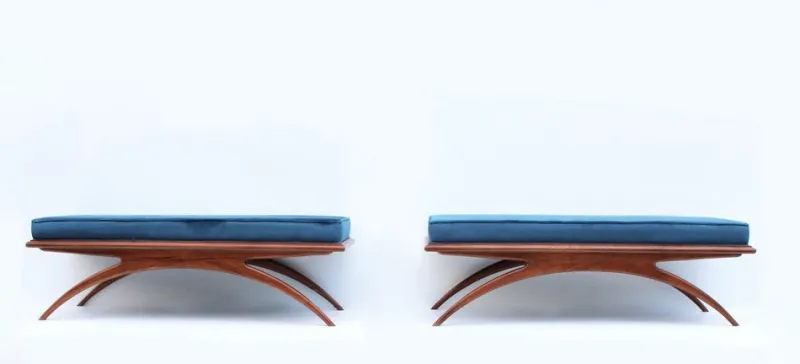 Pamono Vintage Art Deco Style Bench> Benches