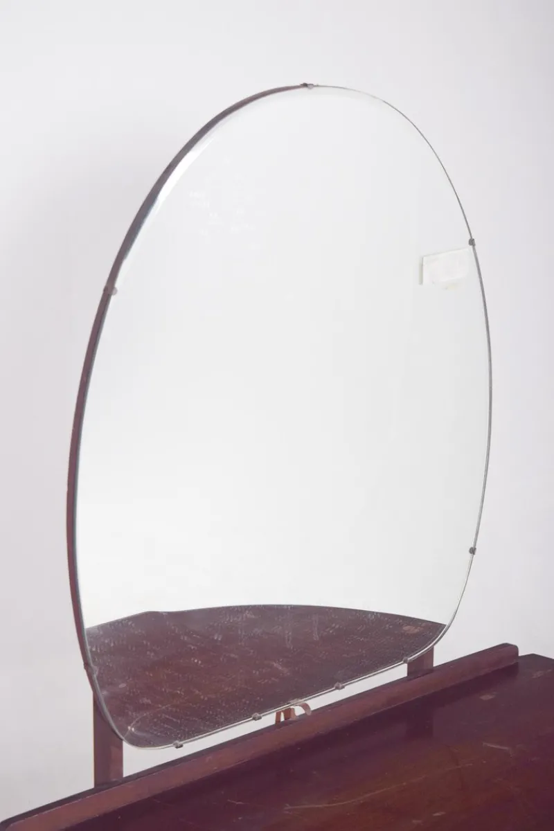 Pamono Vintage Art Deco Walnut Dressing Table, 1920s> Dressing Tables