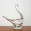Discount Pamono Vintage Art Glass Swan-Shaped Bowl Vase
