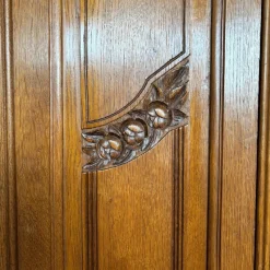 Pamono Vintage Art Nouveau Wardrobe in Oak, 1920><noscript><img width=