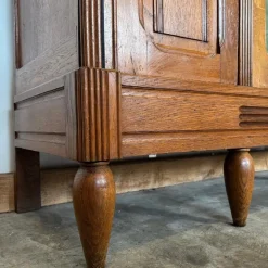 Pamono Vintage Art Nouveau Wardrobe in Oak, 1920><noscript><img width=