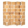 Clearance Pamono Vintage Articulated Pine Screen, 1980