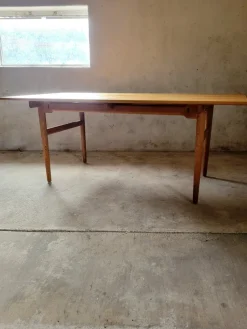 Pamono Vintage AT327 Dining Table in Oak by Hans J. Wegner for Andreas Tuck, 1967