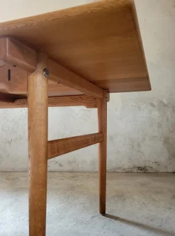 Pamono Vintage AT327 Dining Table in Oak by Hans J. Wegner for Andreas Tuck, 1967