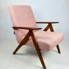 Pamono Vintage B-310 VAR Armchair in Pink Bouclé, 1970s> Lounge Chairs & Armchairs