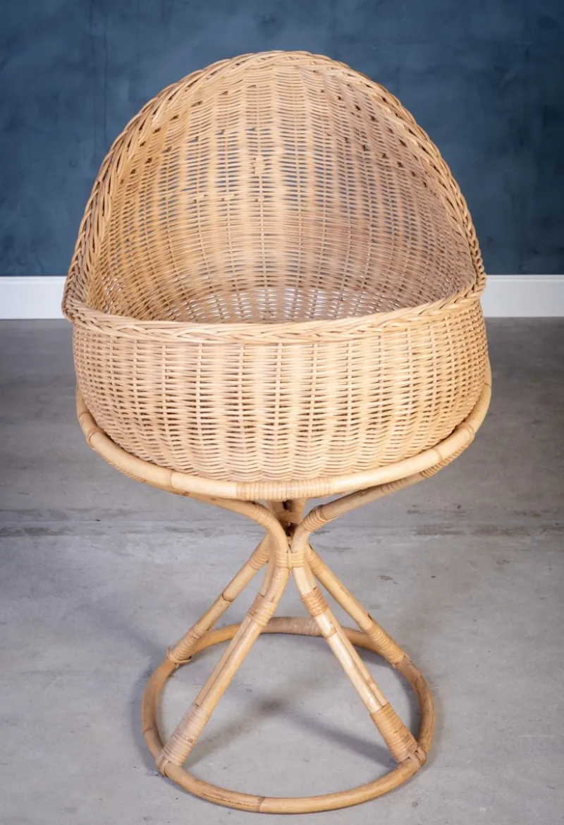 Pamono Vintage Baby Cradle by Elin & Jarl Heger, 1960s> Beds & Bedroom Sets