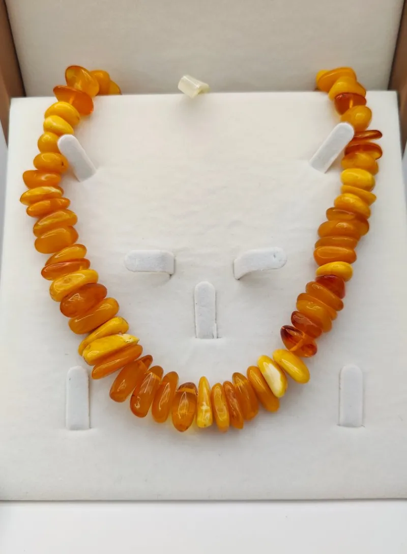 Pamono Vintage Baltic Amber Necklace> Necklaces