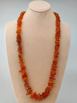 Pamono Vintage Baltic Amber Necklace, Bracelet and Earrings, Set of 4><noscript><img width=