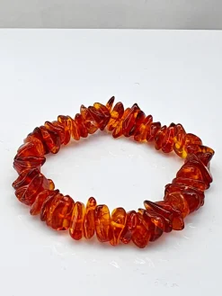 Pamono Vintage Baltic Amber Necklace, Bracelet and Earrings, Set of 4><noscript><img width=