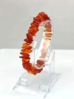 Pamono Vintage Baltic Amber Necklace, Bracelet and Earrings, Set of 4><noscript><img width=