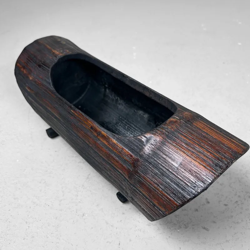 Outlet Pamono Vintage Bamboo Ikebana Flower Stand, Japan, 1960s