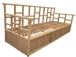 Pamono Vintage Bamboo Living Room Set from Vivai Del Sud, 1960s, Set of 3><noscript><img width=