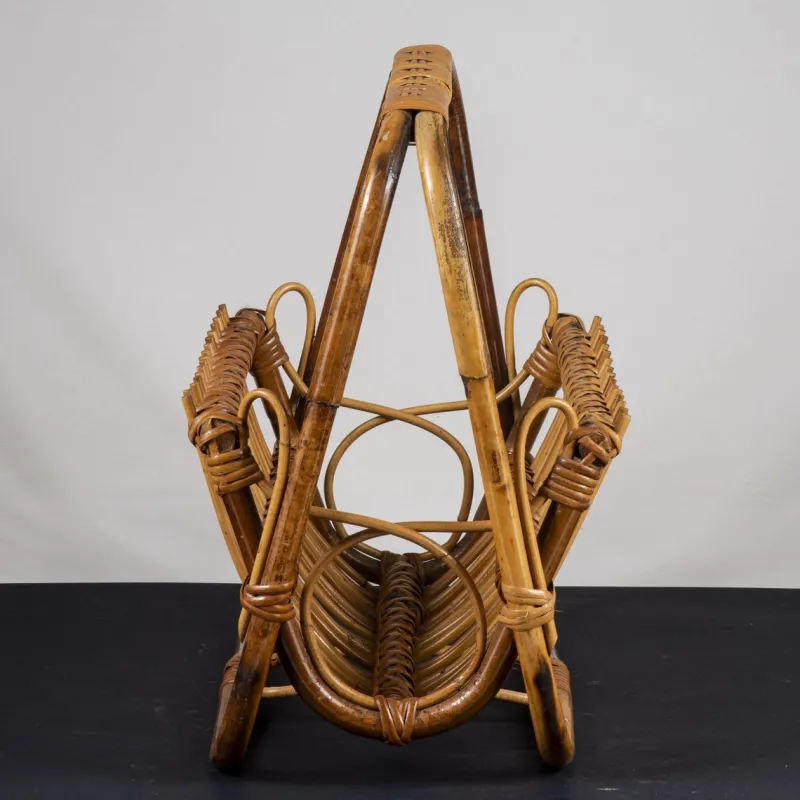 Pamono Vintage Bamboo Magazine Rack> Magazine Racks