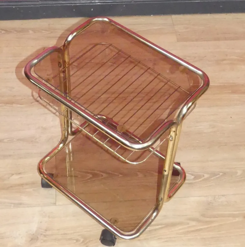 Pamono Vintage Bar Cart Table, 1970s> Serving Bar Carts & Trolleys