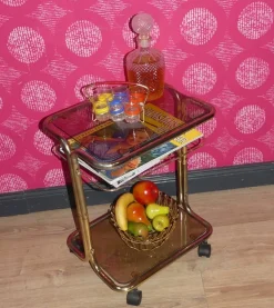 Pamono Vintage Bar Cart Table, 1970s><noscript><img width=