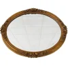 Pamono Vintage Baroque Style Gilt Framed Oval Mirror> Mirrors