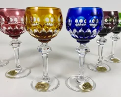 Pamono Vintage Barthmann Crystal Liqueur Glasses, West Germany, 1969, Set of 6> Glassware