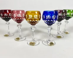 Pamono Vintage Barthmann Crystal Liqueur Glasses, West Germany, 1969, Set of 6> Glassware