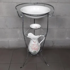 Hot Pamono Vintage Basin with Pitcher, 1950s, Set of 2