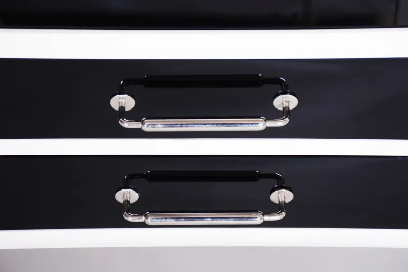 Pamono Vintage Bauhaus Black & White Dressing Table from Vichr, 1930s> Dressing Tables