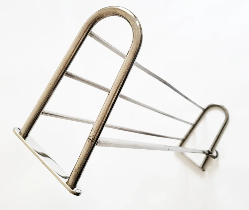 Clearance Pamono Vintage Bauhaus Chrome Wall Rack, 1930s
