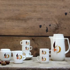 Sale Pamono Vintage Bavarian Coffee Set from Schirnding Bavaria, 1950s, Set of 27