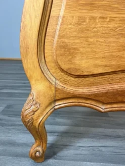 Pamono Vintage Bed Frame in Oak><noscript><img width=