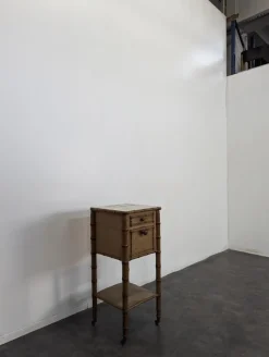 Outlet Pamono Vintage Bedside Table in Bamboo
