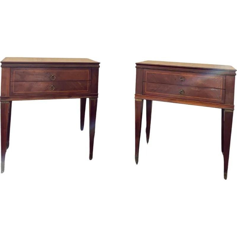 Best Pamono Vintage Bedside Tables by Paolo Buffa, 1950s, Set of 2