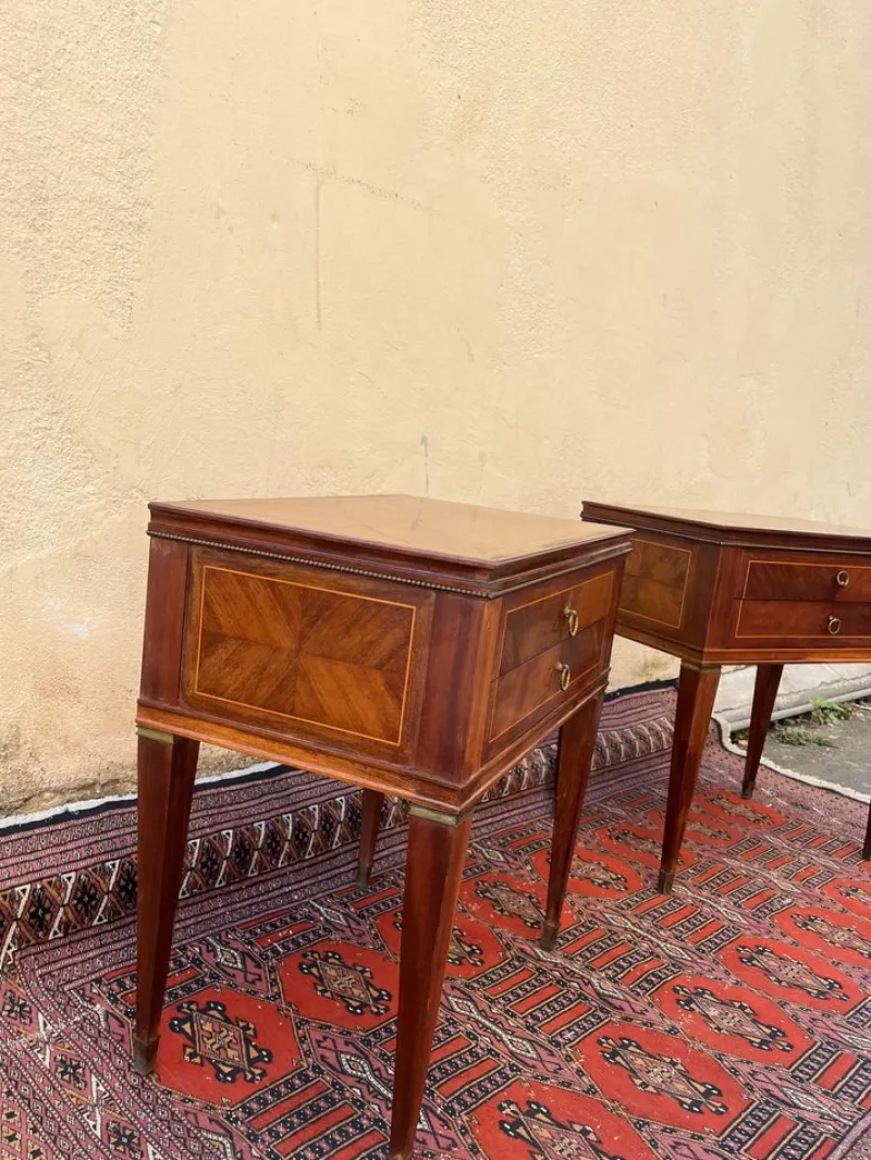 Best Pamono Vintage Bedside Tables by Paolo Buffa, 1950s, Set of 2