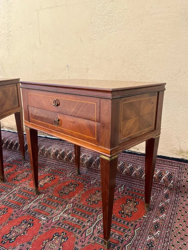 Best Pamono Vintage Bedside Tables by Paolo Buffa, 1950s, Set of 2