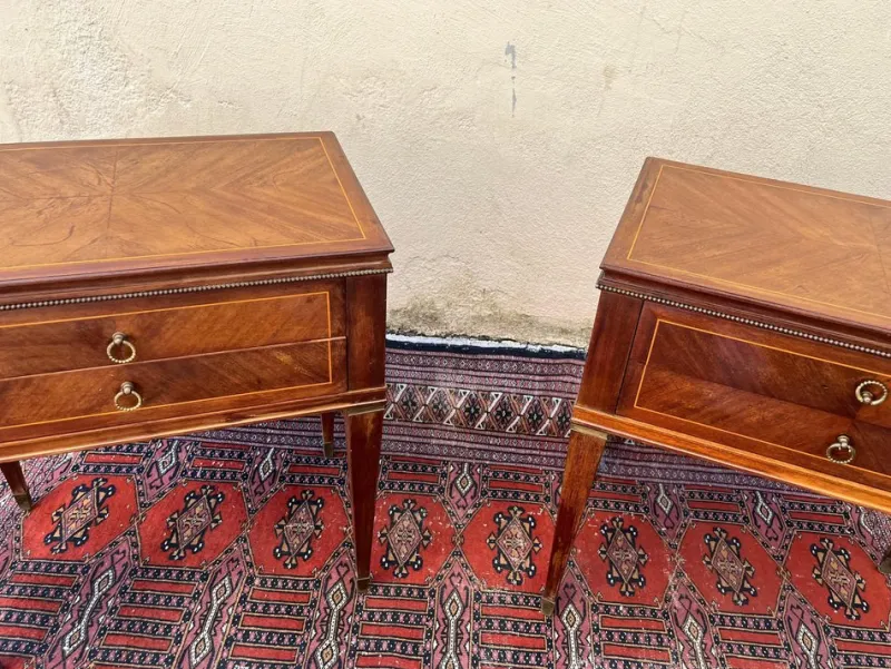 Best Pamono Vintage Bedside Tables by Paolo Buffa, 1950s, Set of 2