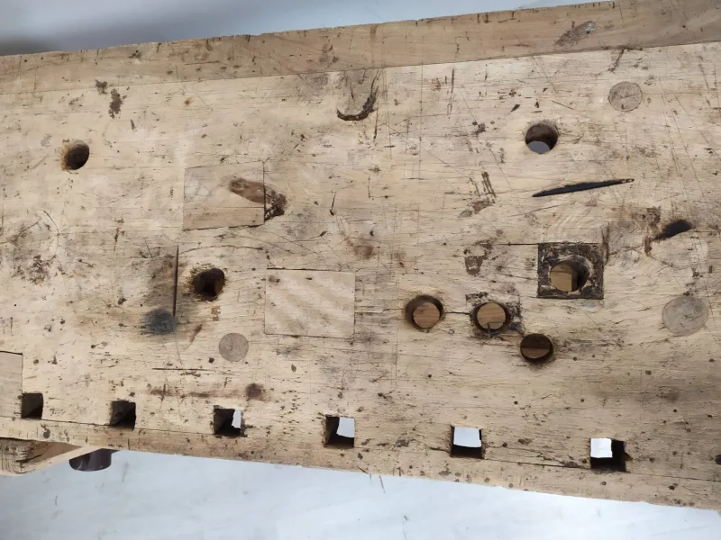 Pamono Vintage Beech Worktable, 1920s> Worktables & Workbenches