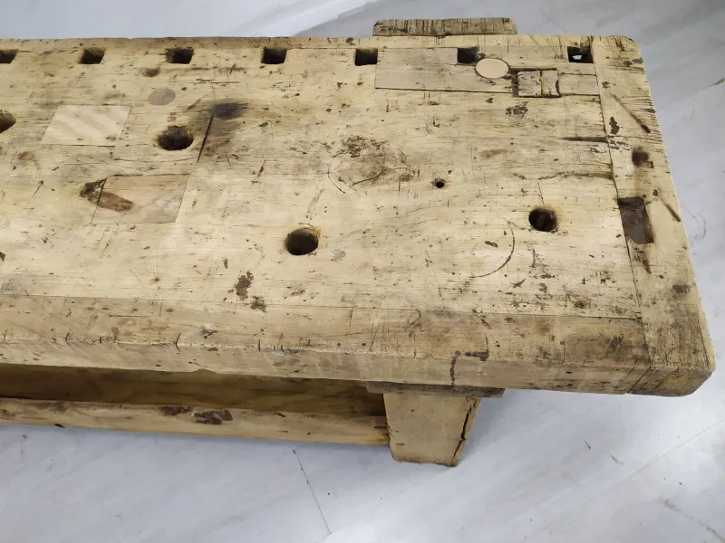 Pamono Vintage Beech Worktable, 1920s> Worktables & Workbenches