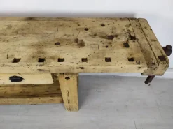 Pamono Vintage Beech Worktable, 1920s><noscript><img width=