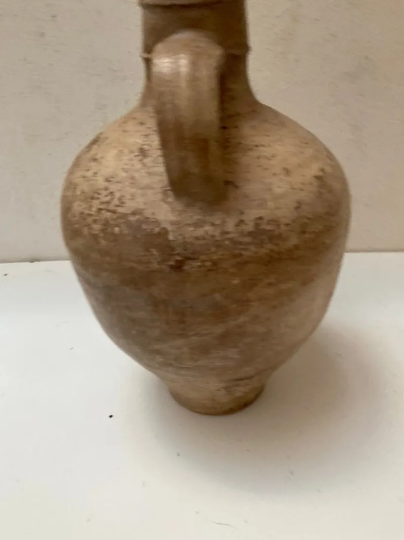 Hot Pamono Vintage Beige Faience Vase