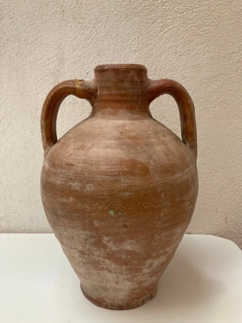 Sale Pamono Vintage Beige Faience Vase