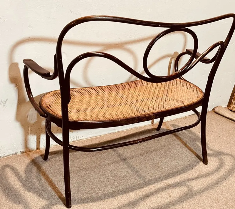 Pamono Vintage Bench from Thonet, 1891