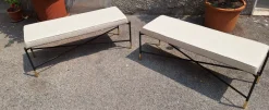 Clearance Pamono Vintage Bench in Iron and Brass, 1990s