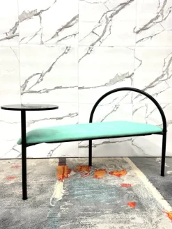 Discount Pamono Vintage Bench in Metal, 1980