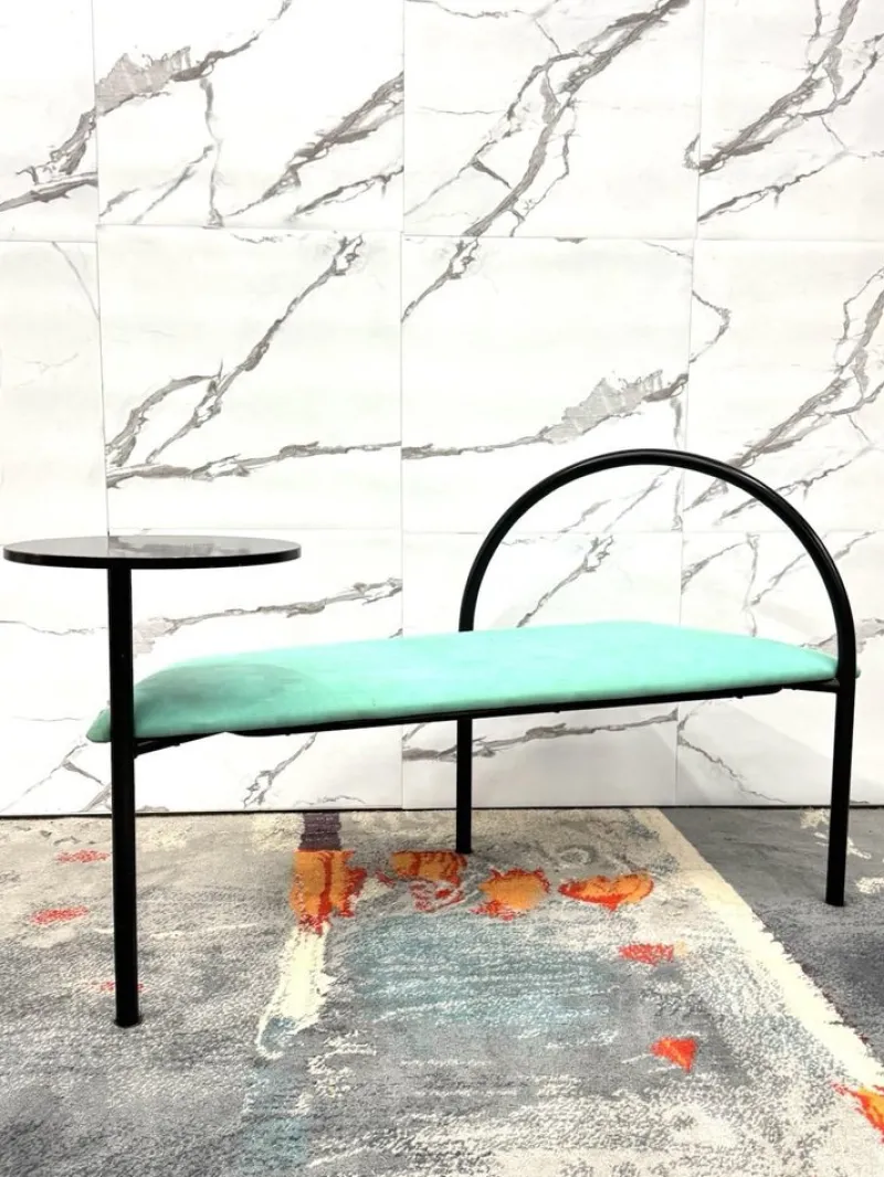 Discount Pamono Vintage Bench in Metal, 1980