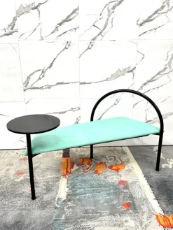 Discount Pamono Vintage Bench in Metal, 1980