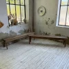 Discount Pamono Vintage Benches with Oak and Beech Slats, 1950, Set of 2