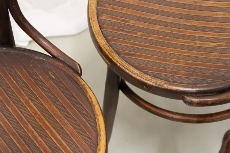 Pamono Vintage Bentwood Bistro Chairs from Fischel 1920s. Set of 6> Side Chairs & Dining Chairs