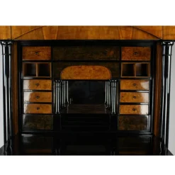 Pamono Vintage Biedermeier Secretaire in Walnut><noscript><img width=